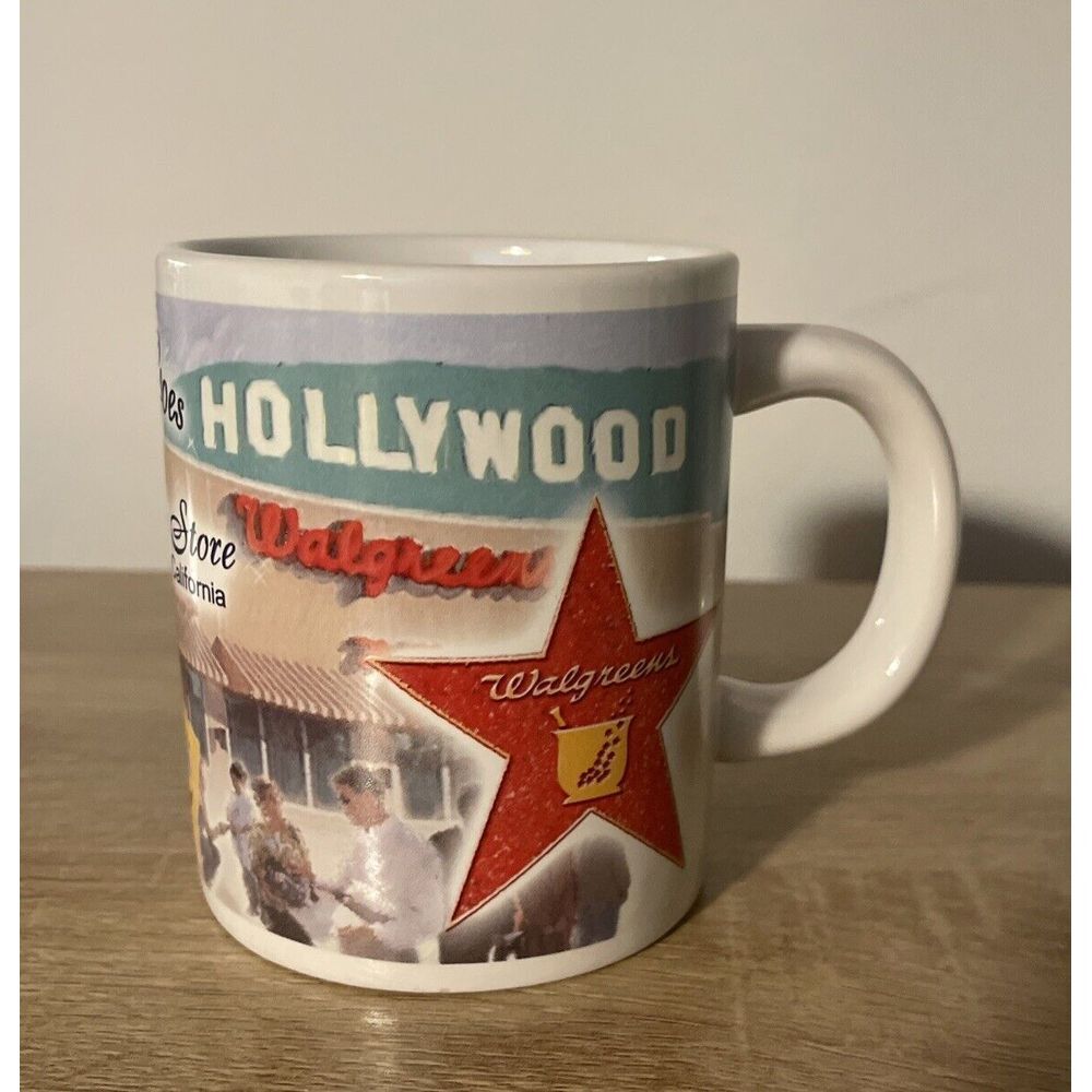 Walgreens 4000th Store‎ Coffee Mug Hollywood Van Nuys COA On Bottom Collectible